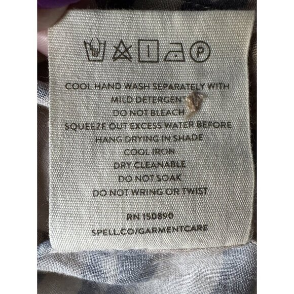 Spell and the Gypsy Collective Women's Sz XS Banksia Shirt Dress Animale Print - Picture 7 of 8